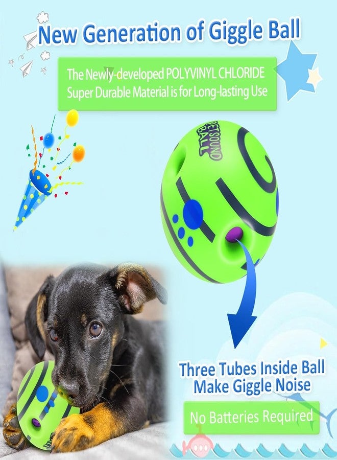 Agirav Tails Interactive Sound Ball for Dogs and Puppies| Fun Squeaky Sounds | Pet-Safe Materials| Suitable for All Dog Breeds | Size - Large Fun Giggle Sounds When Rolled or Shaken, Pets Know Best - Image 3